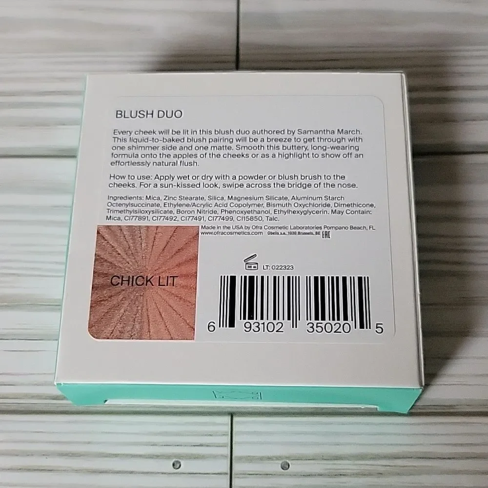 Ofra Pressed Powder Blush Duo Chick-Lit